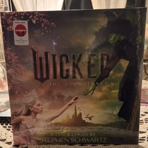 ♡ new wicked the soundtrack target exclusive green pink split vinyl 2LP ♡